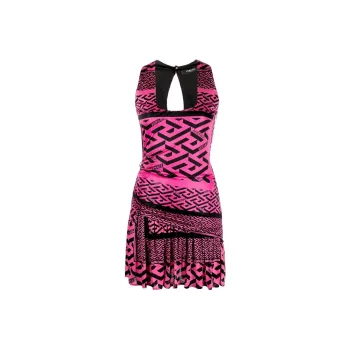 VERSACE VERSACE FW22 Sleeveless Dress Women's Pink