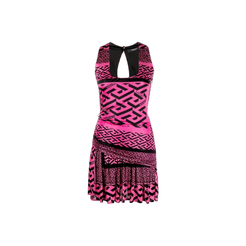 VERSACE VERSACE FW22 Sleeveless Dress Women's Pink-0