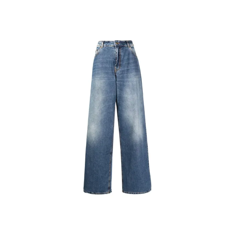 Roberto Cavalli High rise Wide leg Jeans-0