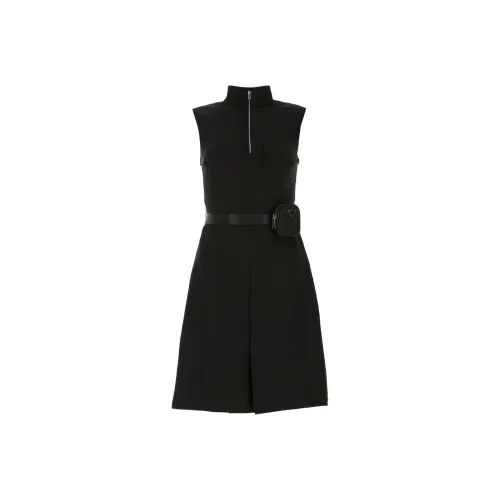 PRADA Sleeveless Dress Women's Black