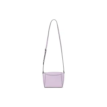 Kate Spade Litchi Grain Leather Shoulder Bag, Crossbody Bag Small Size Women's Purple Mist Color