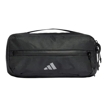 Adidas Polyester Shoulder Bag Regular Unisex Black & Metallic Silver