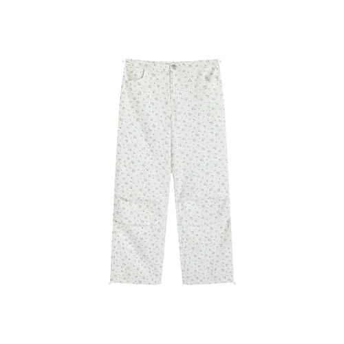 KING PRINCE Casual Pants Women's White