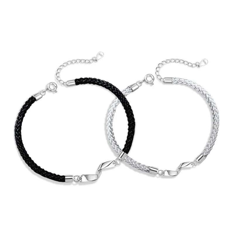 Nine Music S925 Silver Bracelets Unisex-7