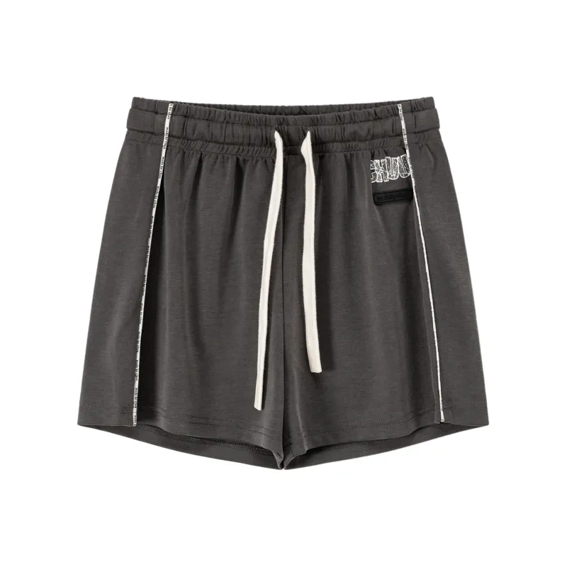 CHUU Casual Shorts Women's Black Gray-0