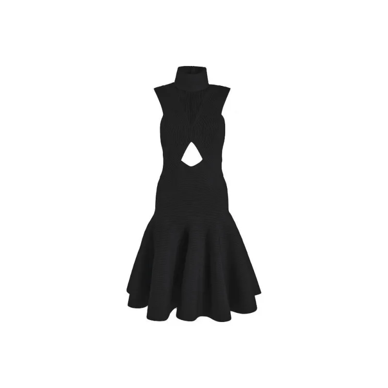 Alaia Sleeveless Dresses Women's Black-0