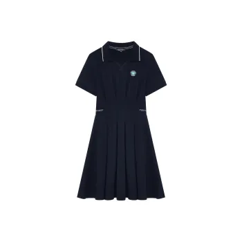 Teenie Weenie Short Sleeved Dress Women's Navy Blue