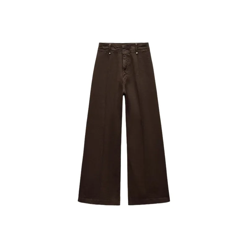 ZARA ZW Series Jeans Women's Brown-0