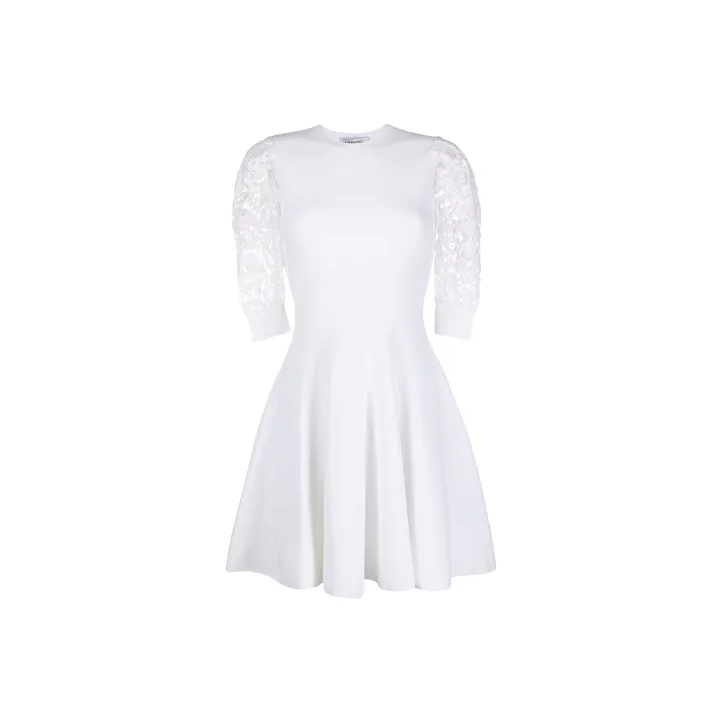 Valentino Short-Sleeved Dresses Women's White-0