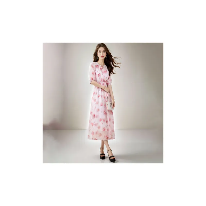 Mapping Short Sleeved Dresses Women's Multicolor-2