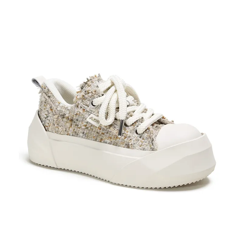 ADCDAVINCI Abrasion Resistant Height Increasing Low Top Canvas Shoes Unisex-7