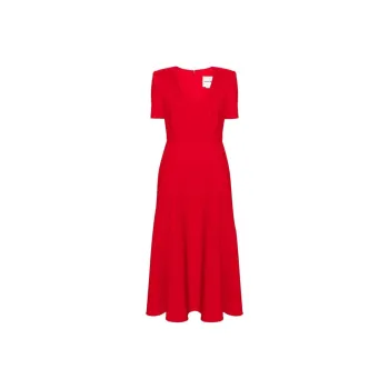 Roland Short-Sleeved Dresses Women's Red