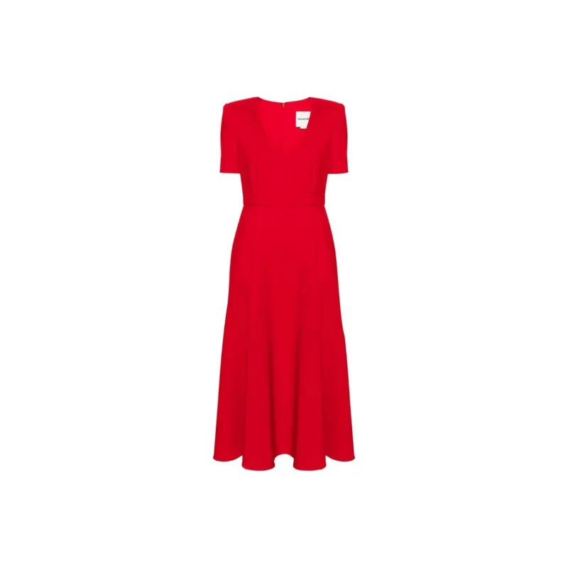 Roland Short-Sleeved Dresses Women's Red-0