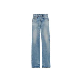 SAINT LAURENT Charlotte Straight Leg Jeans