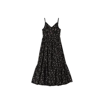 SOON FLOWER Slip Dresses Women's Black