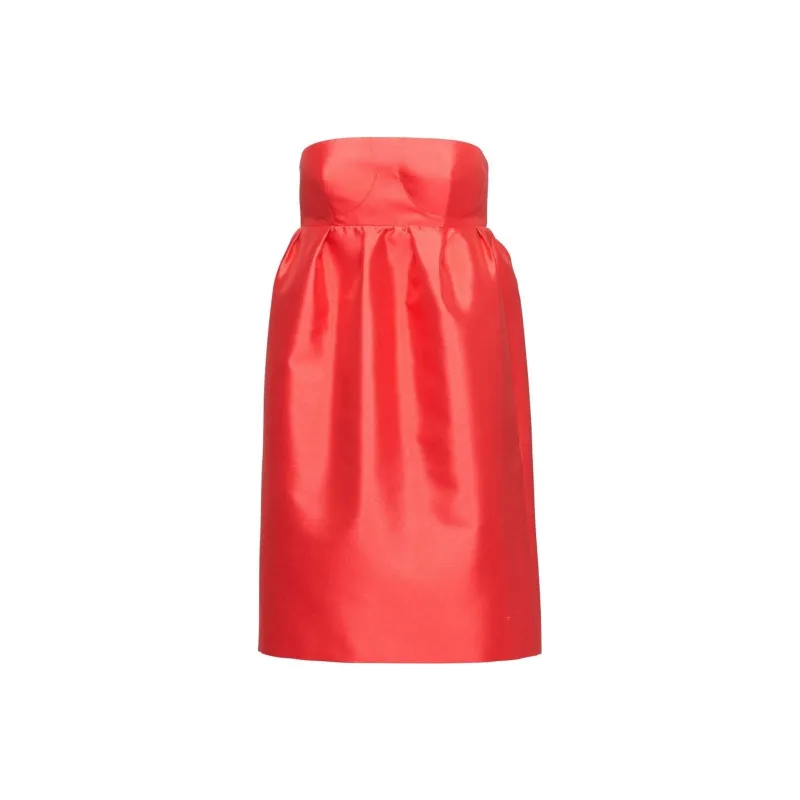 PRADA Sleeveless Dresses Women's Red-0