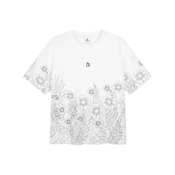 Magn Lens T Shirts Men White