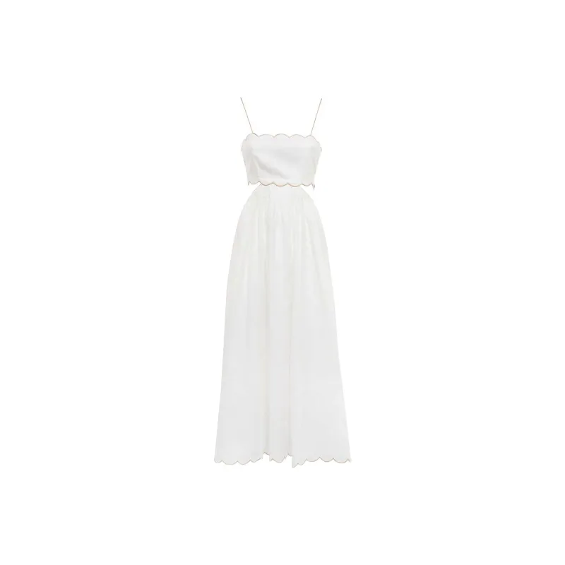 Zimmermann Sleeveless Dresses Women's White-0