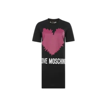 LOVE MOSCHINO Short Sleeved Dresses Women's Black