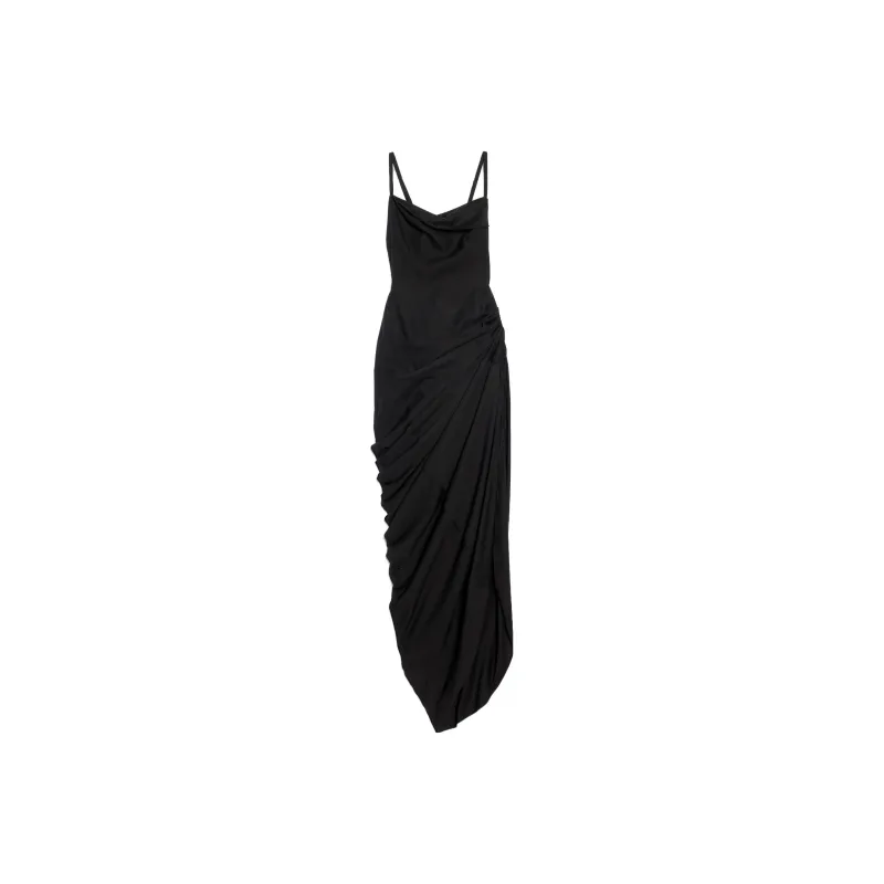 Jacquemus La Robe Saudade Longue 'White'-8