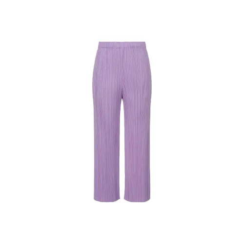 PLEATS PLEASE ISSEY MIYAKE Mc July Pleated Cropped Trousers