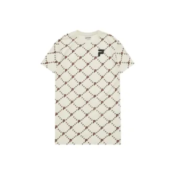 FILA Short Sleeved Dresses Women's Imitation Antique White