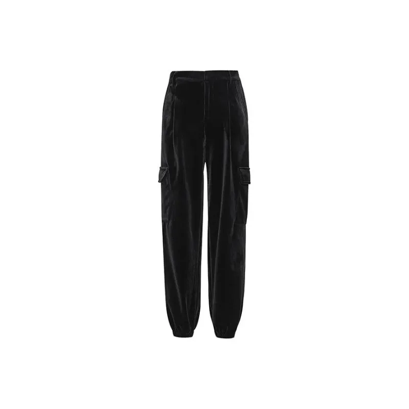 MEIYANG Cargo Pants Women's Black-0