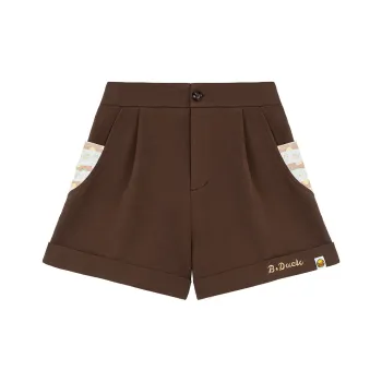 B.Duck Casual Shorts Women's Coffee