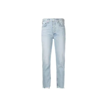 AGOLDE High-waisted Cropped Jeans