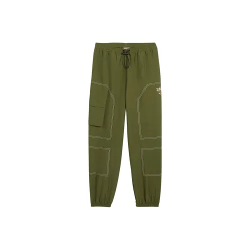 PUMA X GIRL Cargo Pants Women's Green