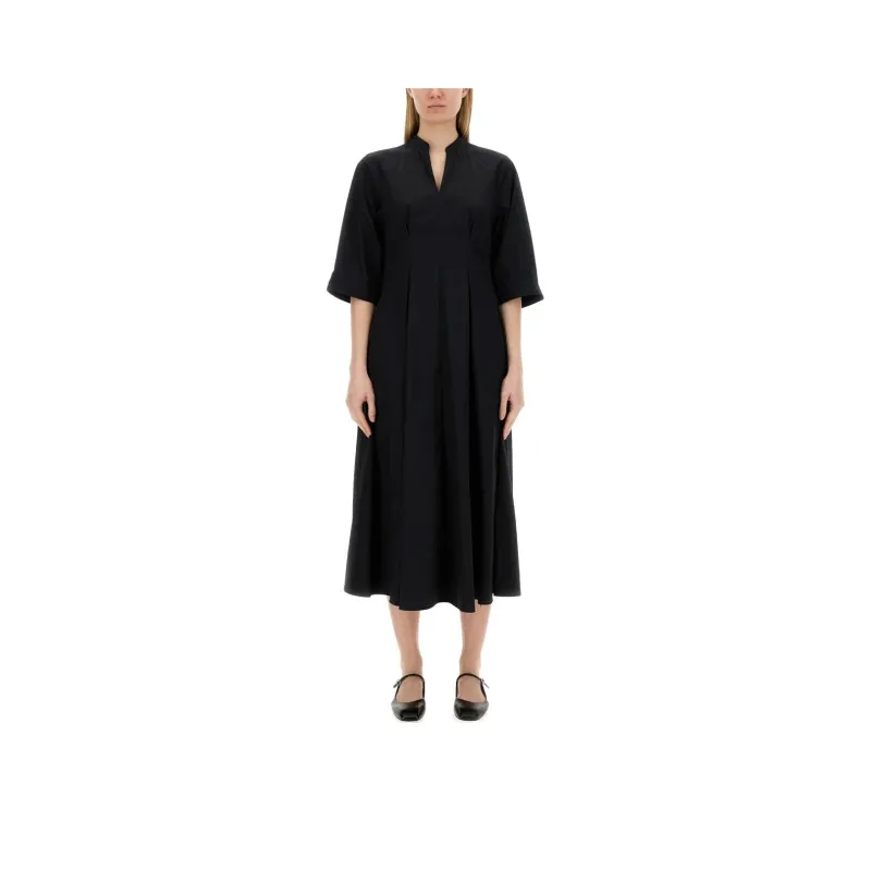 ASPESI Short Sleeved Dresses Women's Black-0
