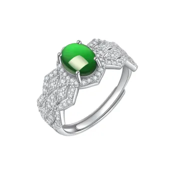 Princess Cui Ice Type Jadeite Rings Unisex