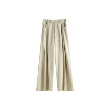 FANSILANEN Casual Pants Women's Light Gray Green