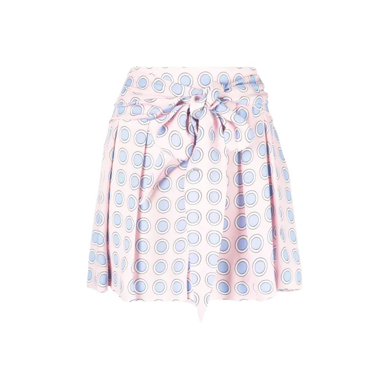 MOSCHINO Eyelets Tie Waist Shorts-0