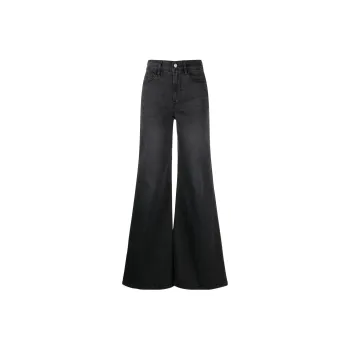 FRAME Le Palazzo High-Rise Wide-Leg Jeans
