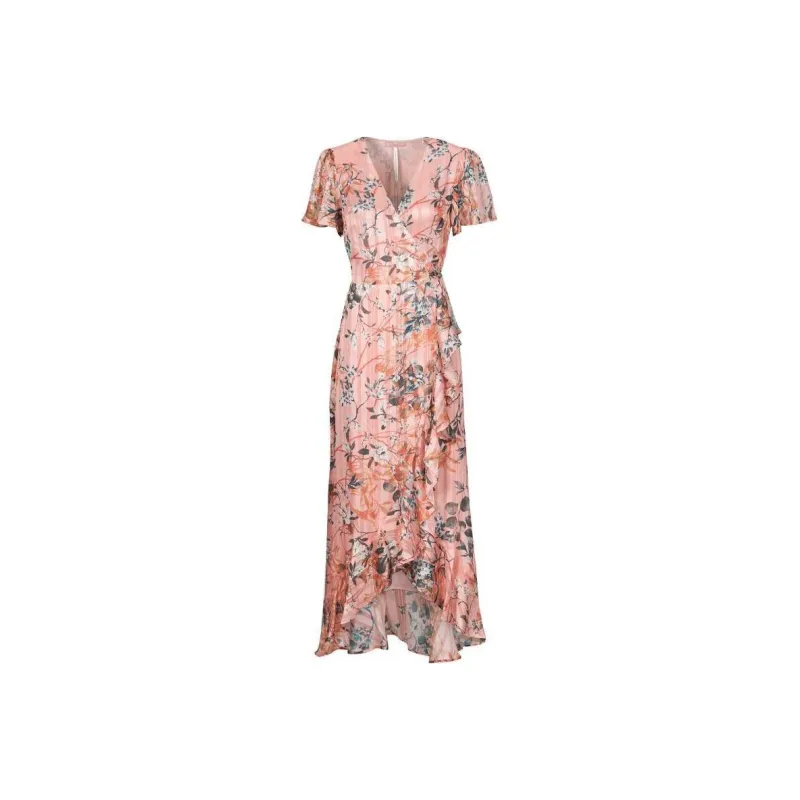 GUESS Short Sleeved Dresses Women's Pink-0