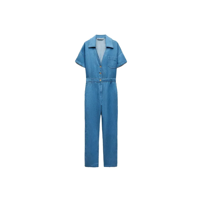 ZARA Jumpsuits Women's Blue-0