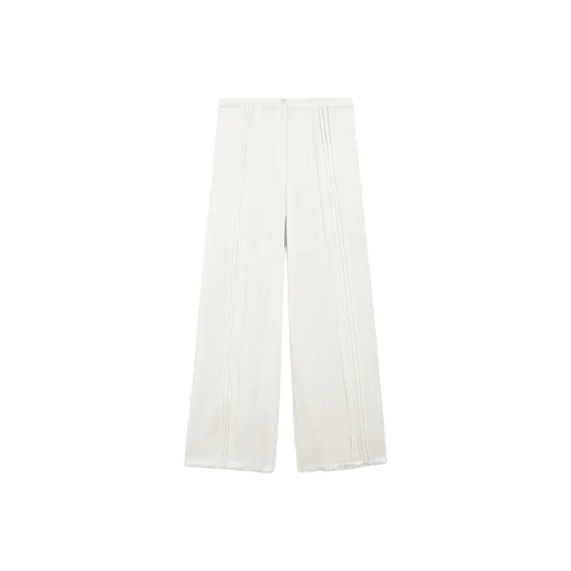 Massimo Dutti Casual Pants Women's White-0
