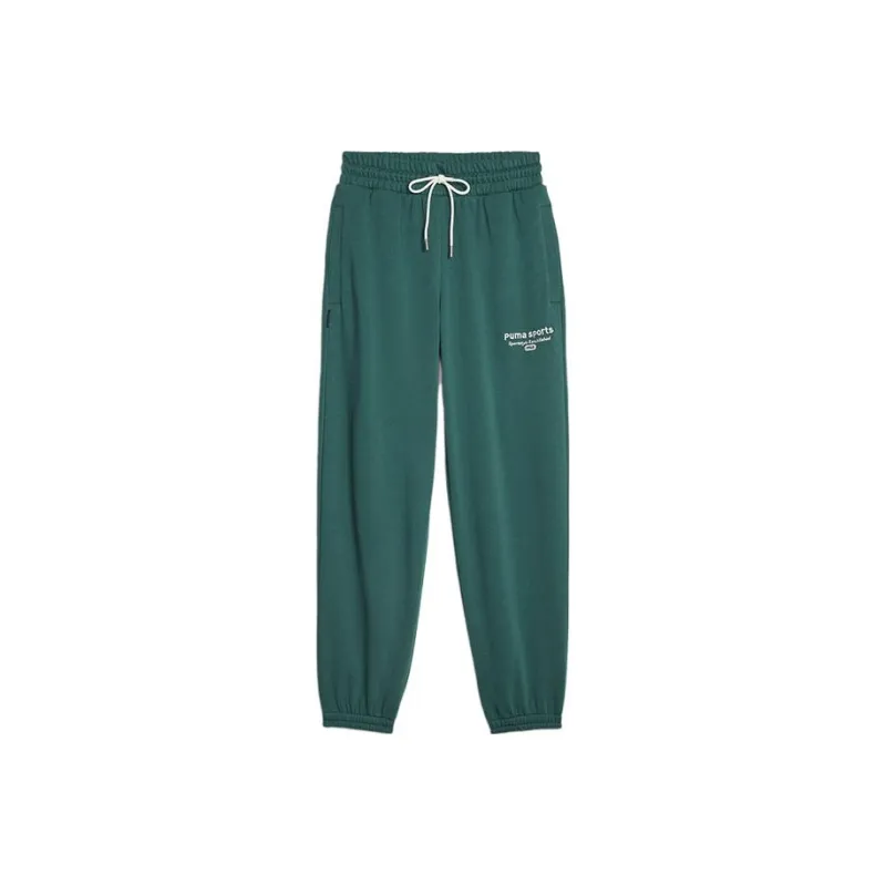 PUMA T7 Knitted Sweatpants Women's Green-0