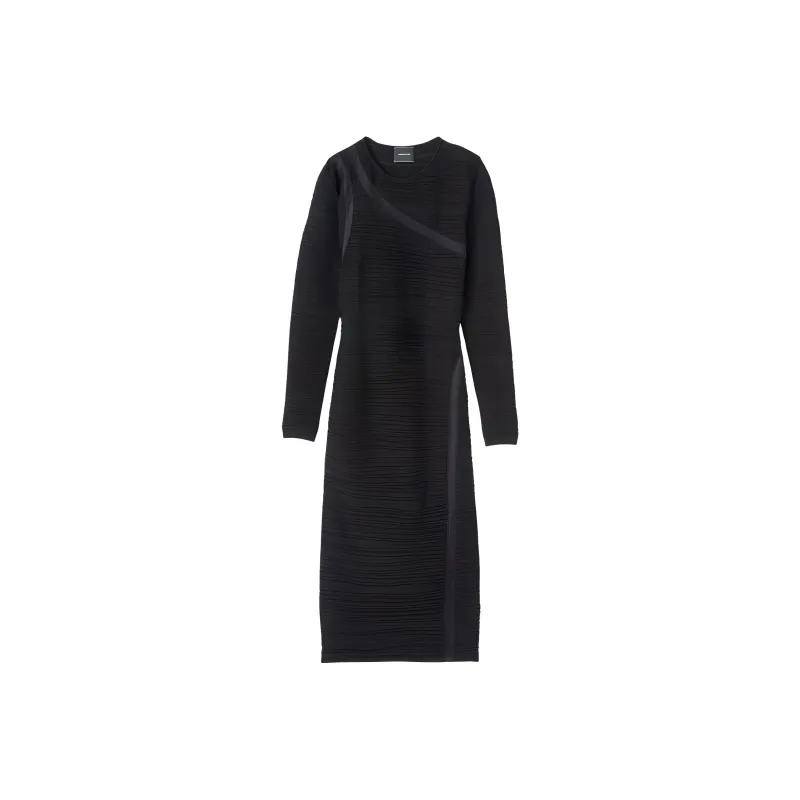 LONGCHAMP Long-Sleeved Dresses Women's Black-0
