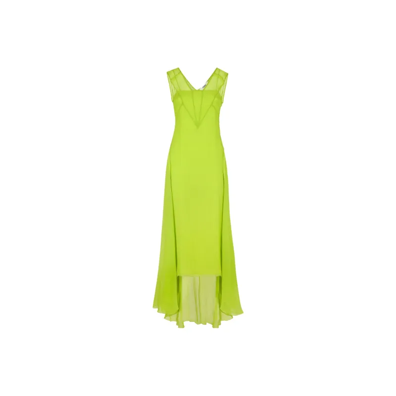 FENDI Sleeveless Dress Women's Green-0