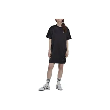 Adidas Originals Short Sleeved Dresses Women's Black