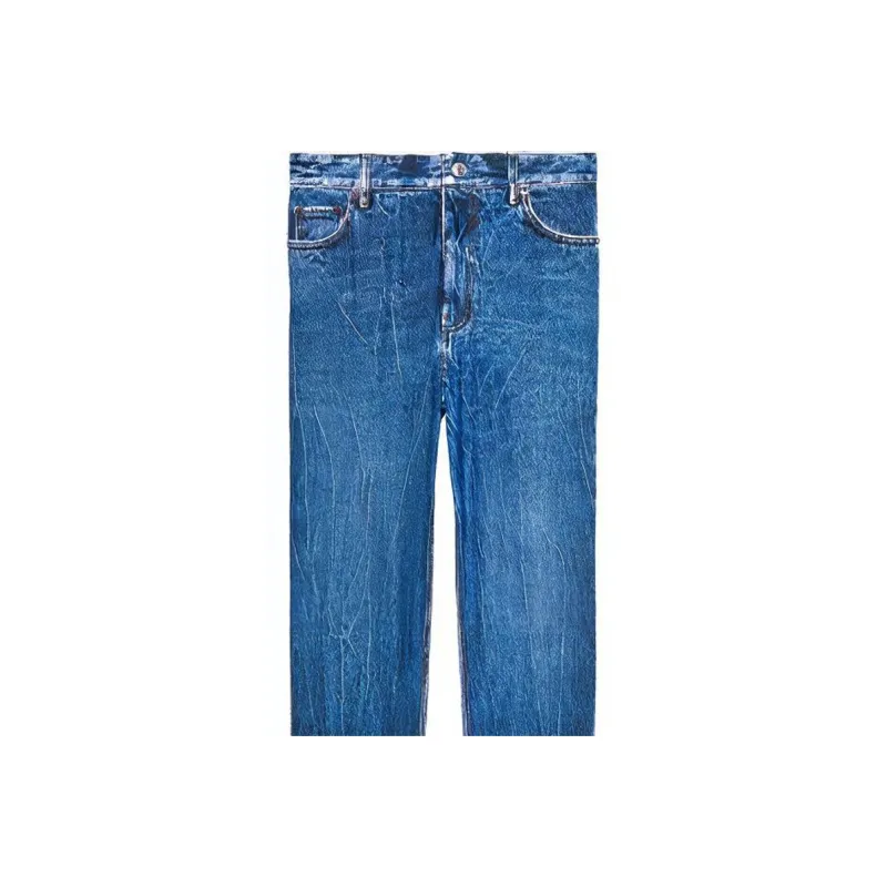 Balenciaga Jeans Women's Dark Blue-4