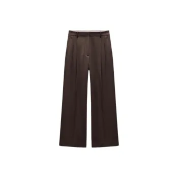 ZARA Valentine's Day Collection Casual Pants Women's Brown