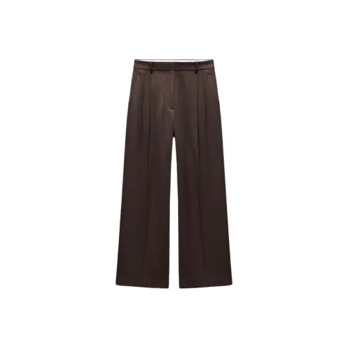 ZARA Valentine's Day Collection Casual Pants Women's Brown