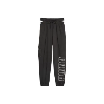 PUMA FIT MOVE Women's Oversized Training Jogger Knitted Sports Pants Women's Black