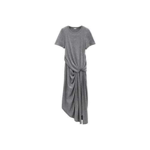 LOEWE Draped Dress 'Anthracite'