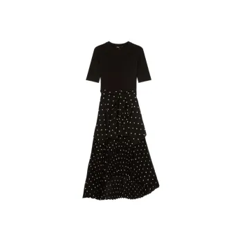 Maje Short-Sleeved Dresses Women's Black
