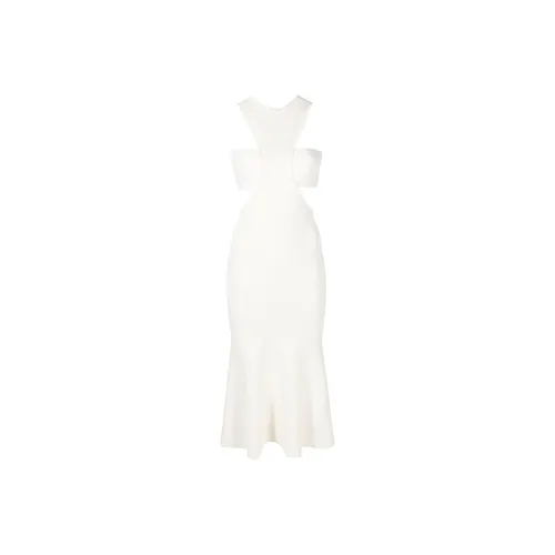 Alexander McQueen Slashed Harness Cut Out Detailed Dress
