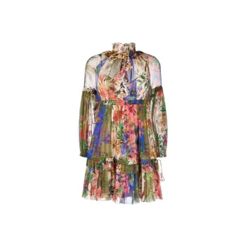 Zimmermann Long-Sleeved Dresses Women's Multicolor